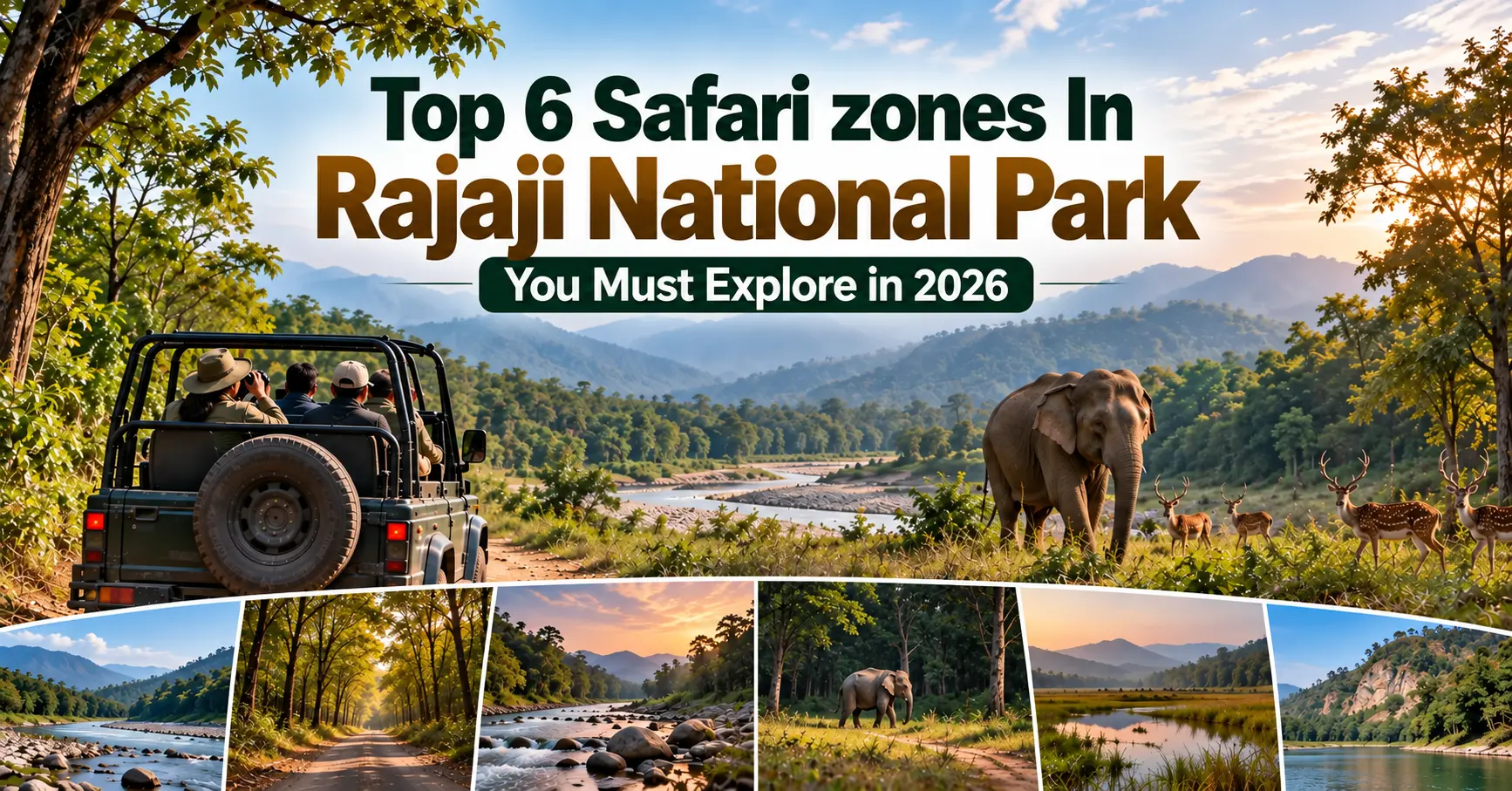 Top 6 Safari zones In Rajaji National Park You Must Explore in 2026